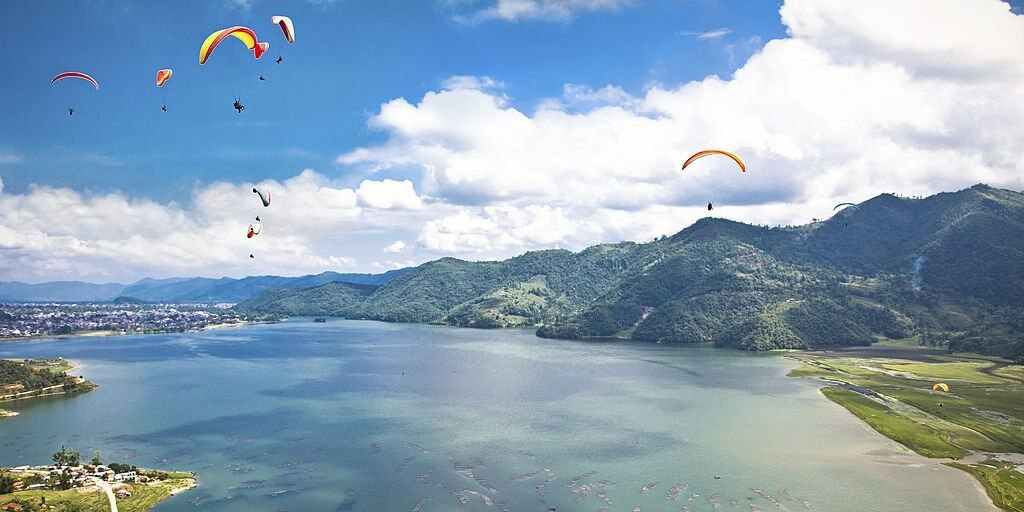 Paragliding in Pokhara